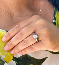 Load image into Gallery viewer, GIA Certified Natural Round Cut Engagement Ring Semi Tension Set Ring Propose Ring Solitaire Ring 14k Solid And Heavy White Gold 1.00ct