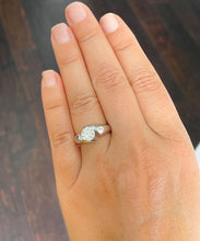 Load image into Gallery viewer, GIA Certified Natural Round Cut Engagement Ring Semi Tension Set Ring Propose Ring Solitaire Ring 14k Solid And Heavy White Gold 1.00ct