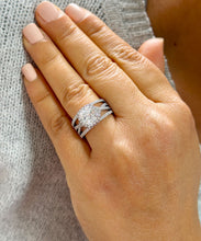 Load image into Gallery viewer, GIA 14k Solid White Gold Cushion Cut and Round Cut Diamond Engagement Ring And Band Art Deco Halo Wedding Set 3.40ct F-VS2