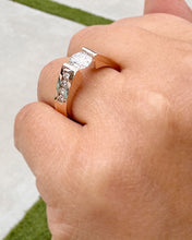 Load image into Gallery viewer, 14k Solid Rose Gold Round Cut Moissanite Engagement Ring Tension Set Ring Solitaire Propose Ring Anniversary Ring Wedding Ring 1.75ctw