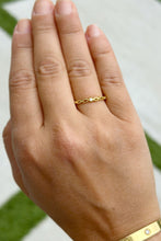 Load image into Gallery viewer, Round Cut Natural Diamond Band Minimalist Braided Style Stackable Band 14k Solid Yellow Gold Anniversary Bridal Solitaire Band Gift 0.05