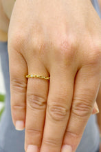 Load image into Gallery viewer, Round Cut Natural Diamond Band Minimalist Braided Style Stackable Band 14k Solid Yellow Gold Anniversary Bridal Solitaire Band Gift 0.05