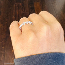 Load image into Gallery viewer, Marquise Cut CVD Lab Diamonds Eternity Band 0.25ct Each Horizonal Style Bridal Band In 14K Solid White Gold Wedding Anniversary Band 3.00ctw