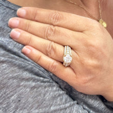 Load image into Gallery viewer, GIA Certified Natural Round Cut Diamond Engagement Ring In 14k Solid And Heavy Yellow Gold Wedding Ring 2.70ctw Bridal Ring Hidden Halo Style