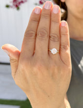 Load image into Gallery viewer, Round Cut Diamonds Engagement Ring IGI Certified Crown Six Prong Setting Solitaire Wedding Bridal Ring Set In 14K Yellow Gold 1.00ct F-VS2