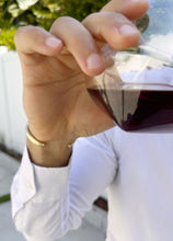 Load image into Gallery viewer, 14K or 18K Solid and Very Heavy White  Gold or Yellow Gold Or Rose Gold Men's Cuff Bangle 6mm Width Knife Cut Edges Design Brush Top Finish