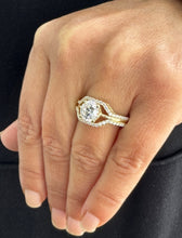 Load image into Gallery viewer, Round Cut Diamond Engagement Ring IGI Certified 14k Solid Yellow Gold Wedding Ring Prong Set Bridal Propose Ring Split Shank 2.50ctw F-VS2