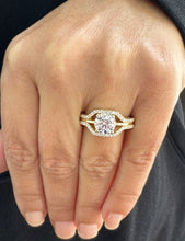 Load image into Gallery viewer, Round Cut Diamond Engagement Ring IGI Certified 14k Solid Yellow Gold Wedding Ring Prong Set Bridal Propose Ring Split Shank 2.50ctw F-VS2