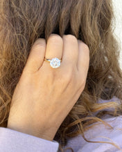 Load image into Gallery viewer, Round Cut Diamond Engagement Ring IGI Certified 5.00ct 14k Solid Yellow Gold Solitaire Style Bridal Ring Minimalist Wedding Ring G-VS2