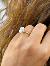 Load image into Gallery viewer, Oval Cut Diamond And Round Sides Engagement Ring IGI Certified 14k Solid Yellow Gold Bridal Ring Wedding Ring Hidden Halo Style 3.15ctw