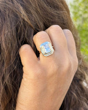 Load image into Gallery viewer, Cushion Cut Diamond Engagement Ring IGI Certified Set In 14K Solid Yellow Gold Solitaire Style Ring Bezel Set Design Wedding Ring 3.00ct