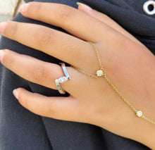 Load image into Gallery viewer, Marquise Cut Natural Diamond Engagement Ring Tension Set Ring 14k Solid White Gold Propose Ring Anniversary Wedding Ring 0.50ctw