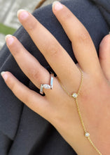 Load image into Gallery viewer, Marquise Cut Natural Diamond Engagement Ring Tension Set Ring 14k Solid White Gold Propose Ring Anniversary Wedding Ring 0.50ctw