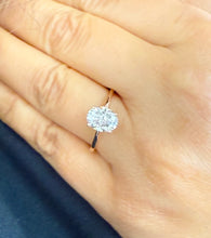 Load image into Gallery viewer, Oval Cut Diamond Engagement Ring Solitaire Ring IGI Certified 14k Solid Rose Gold Bridal Ring Wedding Ring Four Prong Set 2.00ct F-VS2