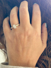 Load image into Gallery viewer, Oval Shape Diamond And Round Sides Engagement Ring IGI Certified 14k Solid Yellow Gold Bridal Ring Wedding Ring Deco Antique Style 1.00ct