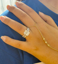 Load image into Gallery viewer, Radiant Cut And Round Cut Sides Diamond IGI Certified Engagement Ring And Matching Band 14k Solid White Gold Inner Halo Wedding Set 5.20ctw