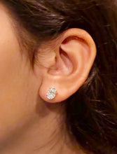 Load image into Gallery viewer, Oval Shape Diamond Stud Earrings IGI Certified Prong set Style 14k Solid Yellow Solid Gold 4.00ct Stud Earrings
