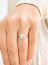 Load image into Gallery viewer, Round Cut Diamonds Engagement Ring IGI Certified Crown Six Prong Setting Solitaire Wedding Bridal Ring Set In 14K White Gold 1.50ct G-VS2