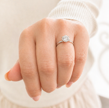 Load image into Gallery viewer, Round Cut Diamonds Engagement Ring IGI Certified Crown Six Prong Setting Solitaire Wedding Bridal Ring Set In 14K White Gold 1.50ct G-VS2