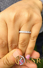 Load image into Gallery viewer, Round Cut Cvd Diamond Eternity Band Wedding Band Prong Set Bridal Band 14k Solid White Gold Anniversary Band For Her Women's Band 3.00ctw