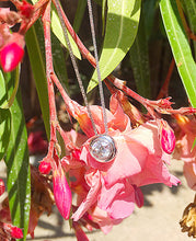 Load image into Gallery viewer, Women's 14k solid white gold round forever one moissanite bezel solitaire necklace and chain, Bridal, Wedding, Anniversary, 0.85ct