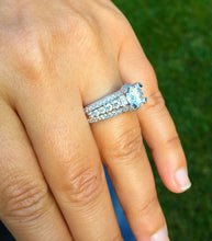 Load image into Gallery viewer, GIA/IGI Certified 14k Solid And Heavy White Gold Round Cut Diamond Engagement Ring 2.70 F-VS2