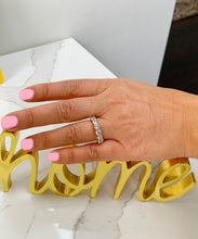 Load image into Gallery viewer, 14k Solid Rose gold round cut forever one moissanite eternity band anniversary prong set, bridal, gift, ring, wedding, anniversry 5.00ctw