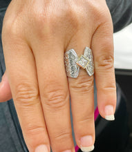 Load image into Gallery viewer, GIA/IGI Certified 14K Solid And Heavy White Gold Princess Cut Diamond Engagement Ring Deco, Bridal, Bezel Set Solitaire 1.00ct F-VS2