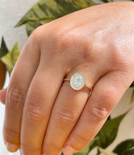 Load image into Gallery viewer, GIA/IGI Certified 14k Solid Yellow Gold Oval Cut and Round Cut Diamond Engagement Ring Bezel Set, Bridal Propose 1.20ctw F-VS2