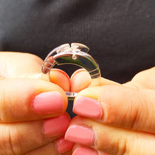 Load image into Gallery viewer, 14k solid and heavy white gold princess cut FOREVER ONE moissanite engagement ring tension set bridal wedding anniversary 1.00ctw