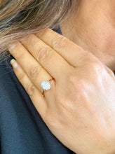 Load image into Gallery viewer, GIA Certified Natural Oval Cut Diamond Engagement Ring Solitaire Ring 14k Solid Rose Gold Bridal Ring Four Prong Set Wedding Ring 1.70ct
