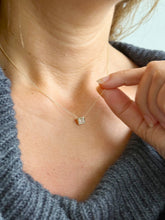 Load image into Gallery viewer, Asscher Cut Diamond Bezel Set Solitaire Necklace and Chain IGI Certified 14k Solid Yellow Gold Pendant And Chain Bridal Wedding Gift 1.00ct
