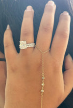 Load image into Gallery viewer, Radiant Cut And Round Cut Sides Diamond IGI Certified Engagement Ring And Matching Band 14k Solid White Gold Inner Halo Wedding Set 5.20ctw
