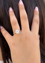 Load image into Gallery viewer, Cushion Cut Moissanite Engagement Ring Solitaire Bridal Wedding Ring Prong Set Minimalist Anniversary Ring For Her 14k Solid Rose Gold 2.00ct
