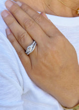 Load image into Gallery viewer, Round Cut And Diamonds Engagement Ring And Band Wedding Bridal Set 1.65ctw Antique Style Filigree IGI Certified 14k Solid White Gold F-VS2
