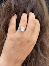 Load image into Gallery viewer, Oval Cut Diamond Engagement Ring And Matching Band Solitaire Ring IGI Certified 14k Solid Yellow Gold Bridal Ring Wedding Ring 5.30ctw G-VS2
