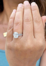 Load image into Gallery viewer, Oval Cut Diamond Engagement Ring And Matching Band Solitaire Ring IGI Certified 14k Solid Yellow Gold Bridal Ring Wedding Ring 5.30ctw G-VS2
