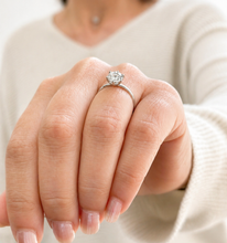 Load image into Gallery viewer, Round Cut Diamonds Engagement Ring IGI Certified Crown Six Prong Setting Solitaire Wedding Bridal Ring Set In 14K White Gold 1.50ct G-VS2
