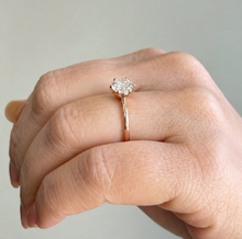 Load image into Gallery viewer, Round Cut Diamonds Engagement Ring IGI Certified Crown Six Prong Setting Solitaire Wedding Bridal Ring Set In 14K White Gold 1.50ct G-VS2
