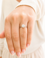 Load image into Gallery viewer, Round Cut Diamonds Engagement Ring IGI Certified Crown Six Prong Setting Solitaire Wedding Bridal Ring Set In 14K White Gold 1.50ct G-VS2
