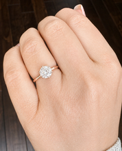Load image into Gallery viewer, Round Cut Diamonds Engagement Ring IGI Certified Crown Six Prong Setting Solitaire Wedding Bridal Ring Set In 14K White Gold 1.50ct G-VS2
