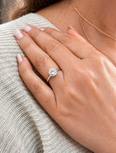 Load image into Gallery viewer, Round Cut Diamonds Engagement Ring IGI Certified Crown Six Prong Setting Solitaire Wedding Bridal Ring Set In 14K White Gold 1.50ct G-VS2
