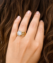 Load image into Gallery viewer, Round Diamond Engagement Ring Solitaire Six Prong Set Wedding Bridal Ring IGI Certified 14k Solid And Heavy Yellow Gold Triple Shank 4.00ct
