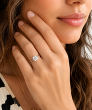 Load image into Gallery viewer, Round Cut Diamond Engagement Ring Four prong set Solitaire IGI Certified Minimalist In 14k Solid White Gold Wedding Bridal Ring 2.00ct
