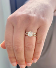 Load image into Gallery viewer, Round Cut IGI Certified Diamond Engagement Ring Solitaire And Matching Band Wedding Set Women's Bridal Set 14k Solid Yellow Gold 2.20ctw
