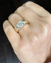 Load image into Gallery viewer, Round Cut Diamond Engagement Ring Semi Bezel Set Solitaire Bridal Ring IGI Certified 14k Solid Yellow Gold Wedding Solitaire Ring 2.00 F-VS2
