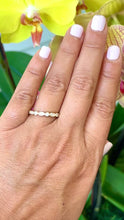 Load and play video in Gallery viewer, Round Cut Moissanites Band Half Eternity Anniversary Band Antique Filigree Style Engagement Band 14k Yellow Gold Ring Wedding Band 0.35ctw
